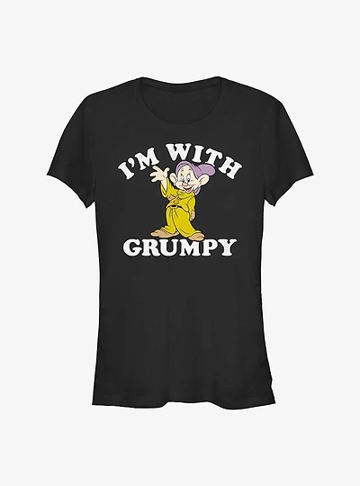 Disney Snow White and the Seven Dwarfs I'm With Grumpy Girls T-Shirt