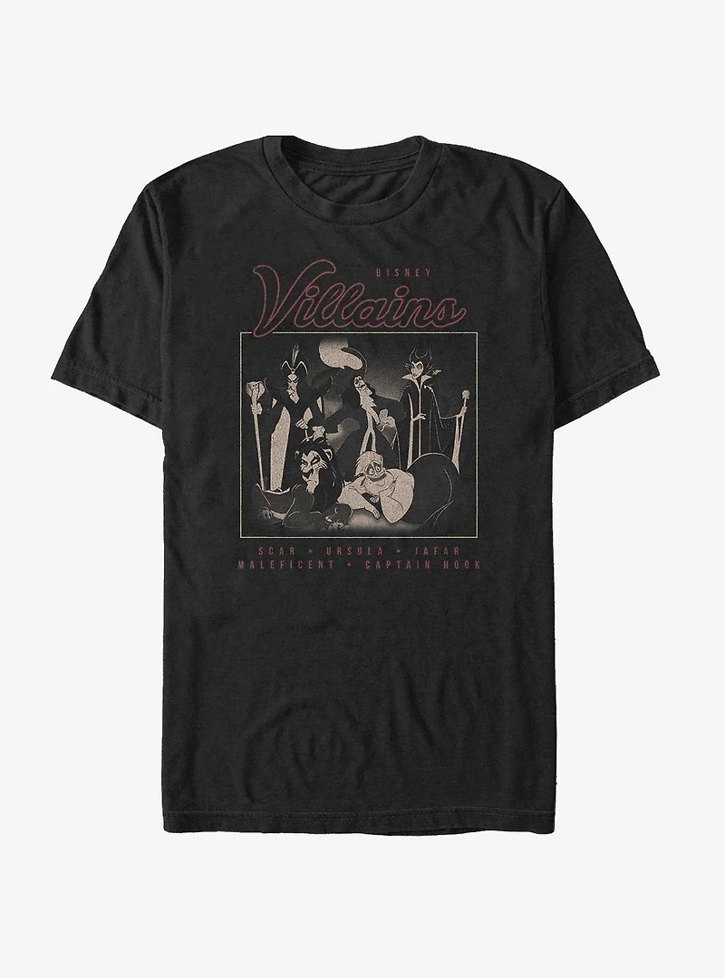 Disney Villains Group Portrait T-Shirt