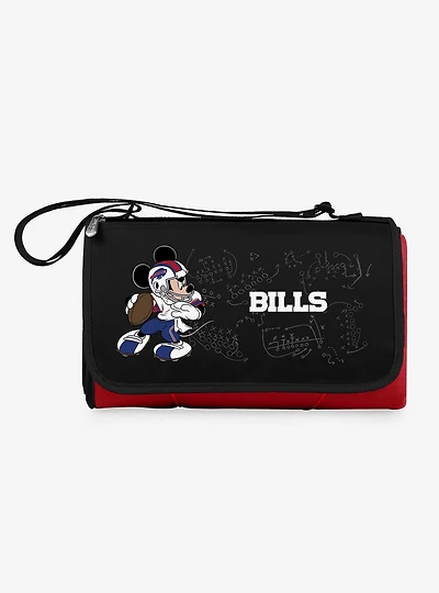 Disney Mickey Mouse NFL Buffalo Bills Outdoor Picnic Blanket
