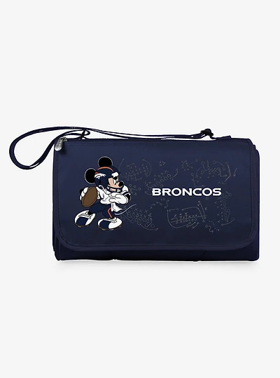 Disney Mickey Mouse NFL Denver Broncos Outdoor Picnic Blanket