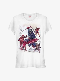 Marvel Captain America Samurai Warriors Girls T-Shirt