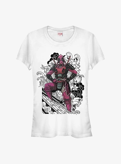 Marvel Deadpool Samurai Girls T-Shirt