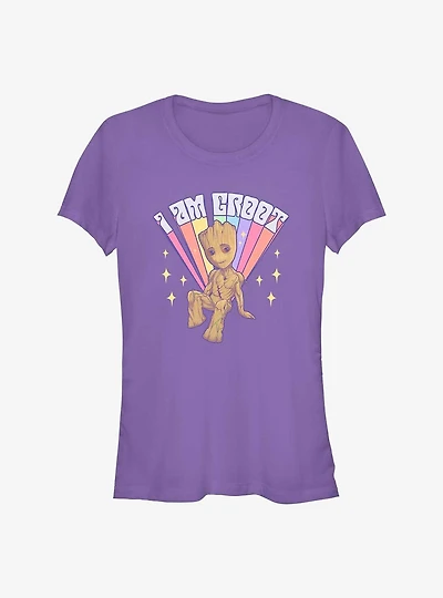Marvel Guardians Of The Galaxy I Am Groot Girls T-Shirt