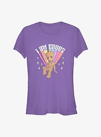 Marvel Guardians Of The Galaxy I Am Groot Girls T-Shirt