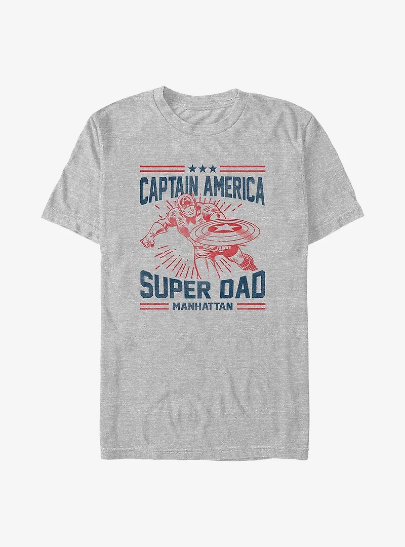 Marvel Captain America Super Dad T-Shirt