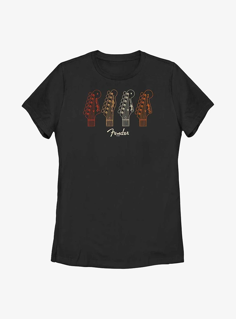 Fender Fall Colored Stocks Womens T-Shirt