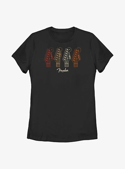 Fender Fall Colored Stocks Womens T-Shirt