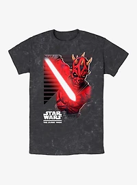 Star Wars Maul Strikes Mineral Wash T-Shirt
