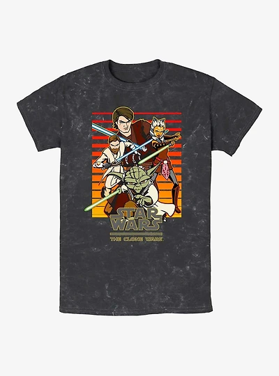Star Wars Sun Setting Mineral Wash T-Shirt