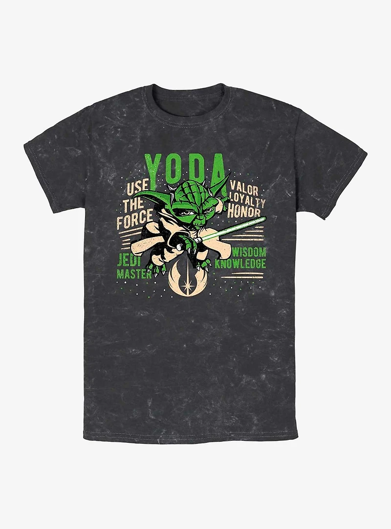 Star Wars Yoda Mineral Wash T-Shirt