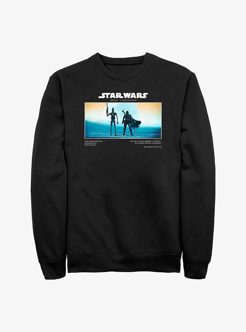 Star Wars The Mandalorian Arvala-7 It Takes Two Sweatshirt
