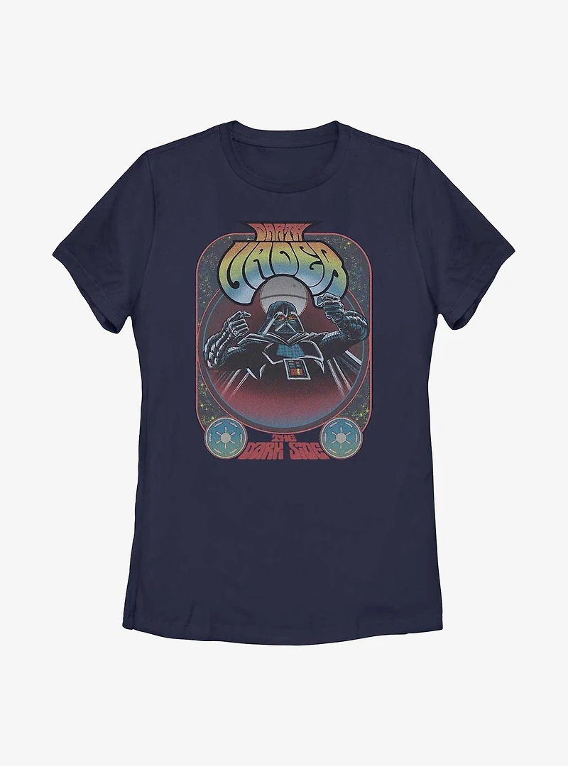 Star Wars Darth Vader Dark Side Groovy Womens T-Shirt