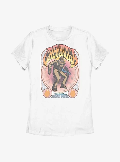 Star Wars Chewbacca Faithful Wookiee Groovy Womens T-Shirt