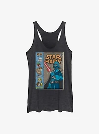 Star Wars Classic Comic Cover Womens Tank Top