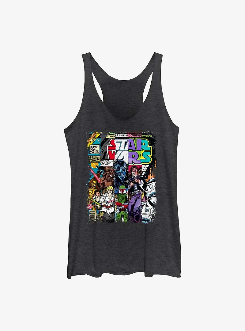 Star Wars Classic Comic Cover Strips Womens Tank Top