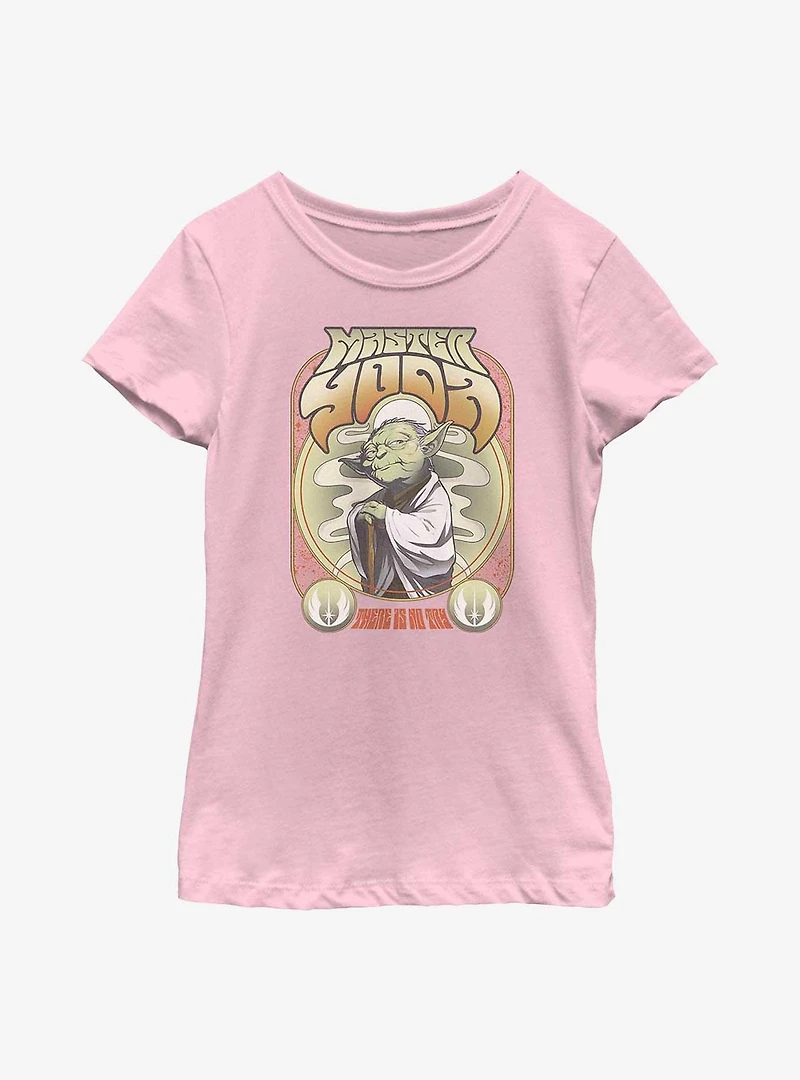 Star Wars Master Yoda There Is No Try Groovy Youth Girls T-Shirt