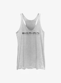 The Adam Project Sorian Technologies Logo Girls Tank