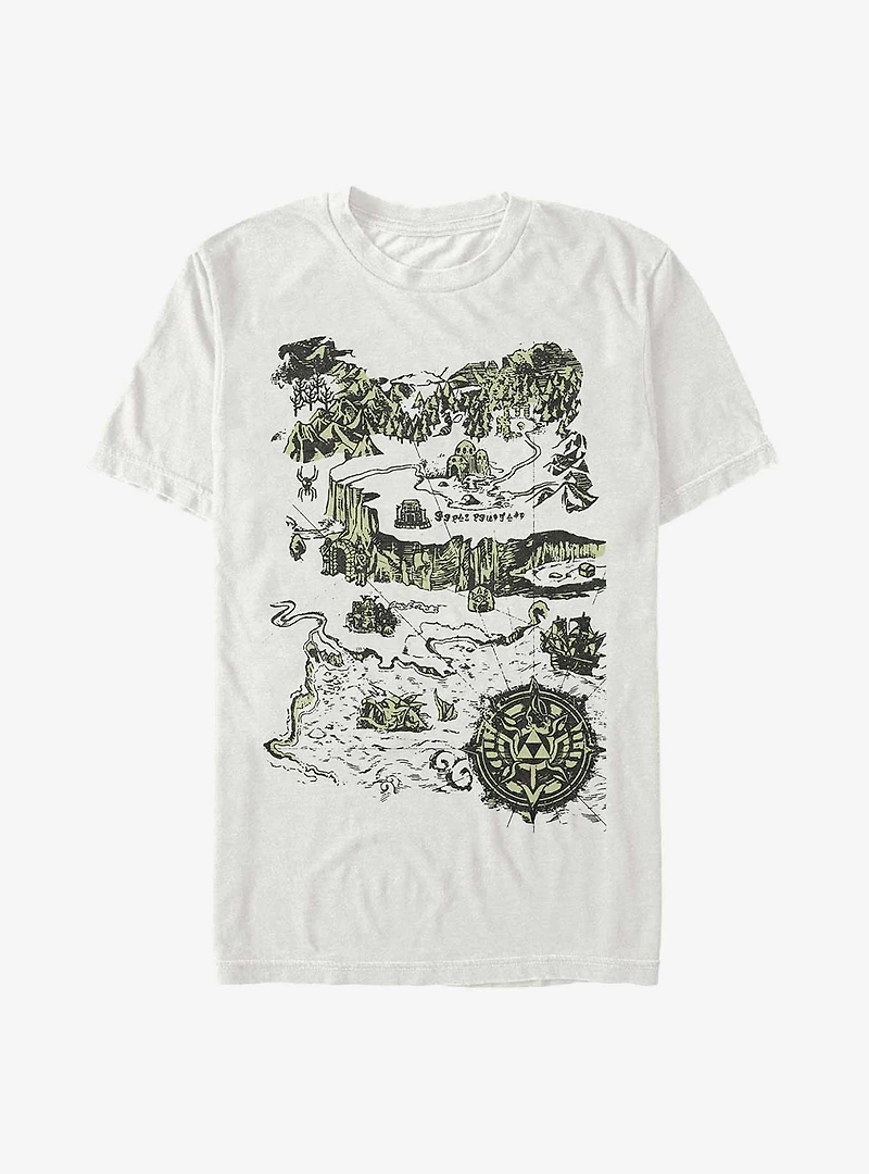 Nintendo Zelda Map T-Shirt
