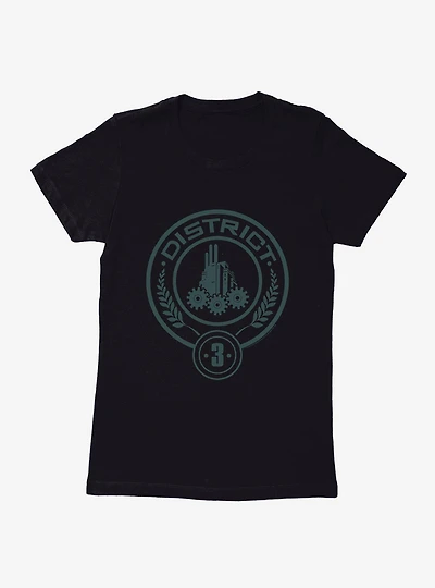 Hunger Games District 3 Logo Womens T-Shirt