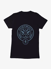 Hunger Games District 4 Logo Womens T-Shirt