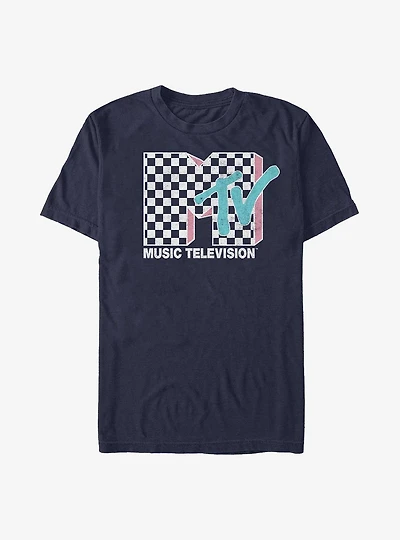 MTV Checkered Logo T-Shirt