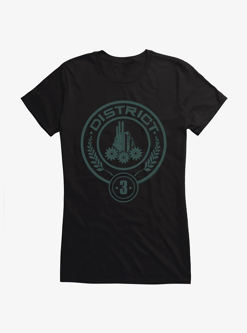 Hunger Games District 3 Logo Girls T-Shirt