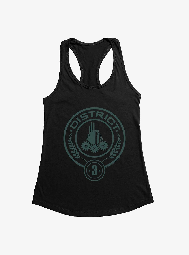 Hunger Games District 3 Logo Girls Tank