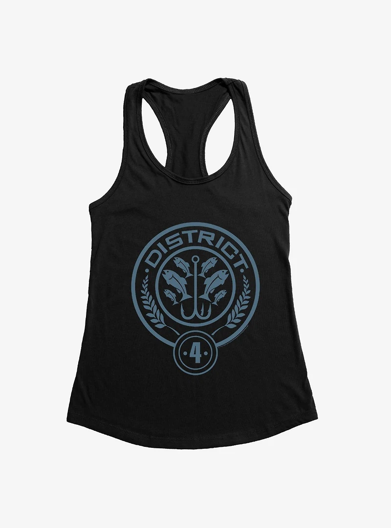 Hunger Games District 4 Logo Girls Tank