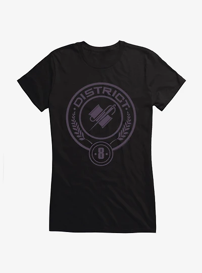 Hunger Games District 8 Logo Girls T-Shirt