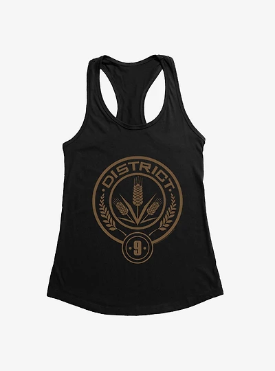 Hunger Games District 9 Logo Girls Tank