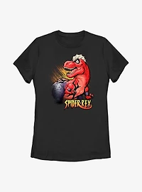 Marvel Spider-Rex Half-Tone Womens T-Shirt