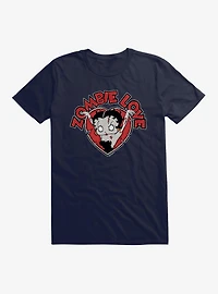 Betty Boop Zombie Love Heart T-Shirt