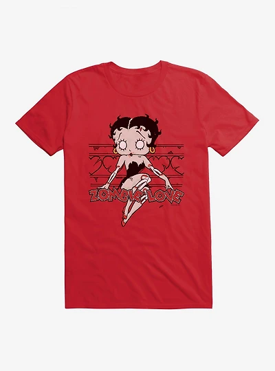 Betty Boop Zombie Love Pose T-Shirt