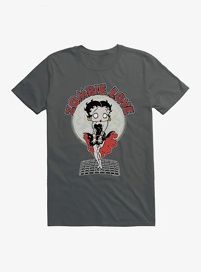 Betty Boop Zombie Love Street Grate T-Shirt