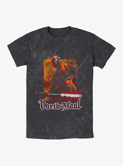 Star Wars Darth Maul Mineral Wash T-Shirt