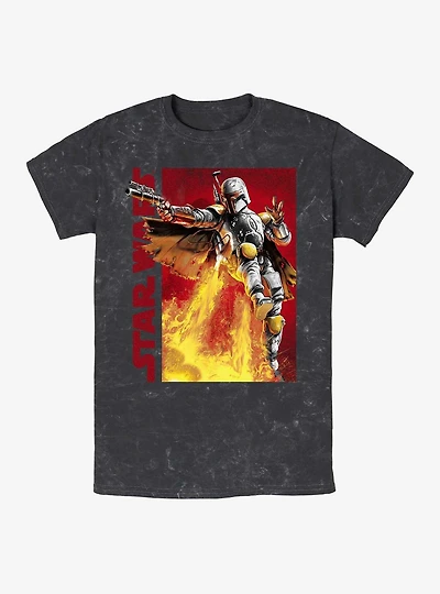 Star Wars My Backpack's Got Jets Mineral Wash T-Shirt