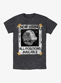 Star Wars All Positions Available Death Mineral Wash T-Shirt