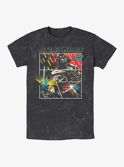 Star Wars Comic Fight Mineral Wash T-Shirt