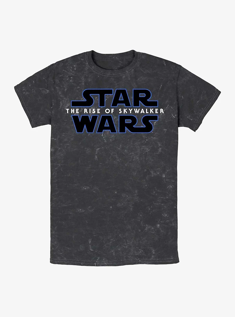 Star Wars: The Rise Of Skywalker Episode 9 Logo Mineral Wash T-Shirt