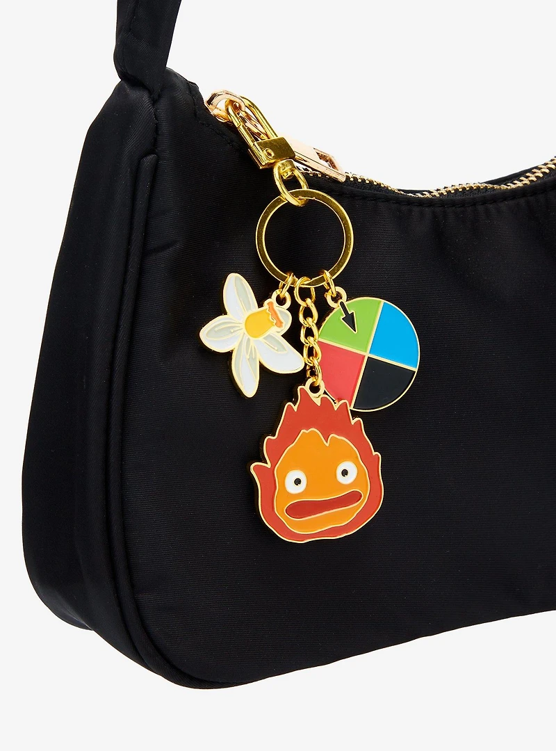 Studio Ghibli Howl’s Moving Castle Calcifer Multi-Charm Keychain - BoxLunch Exclusive