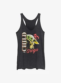 Star Wars The Mandalorian Grogu Peek Girls Tank