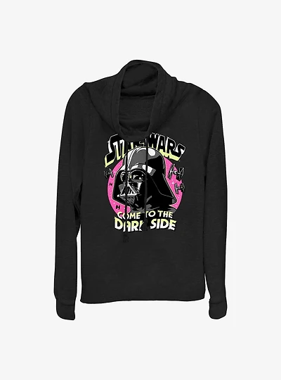 Star Wars Dark Side Dude Cowl Neck Long-Sleeve Top