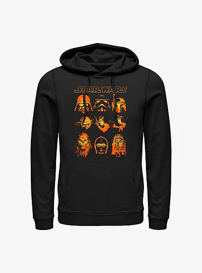 Star Wars Galaxy Faces Hoodie