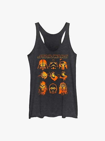 Star Wars Galaxy Faces Girls Tank