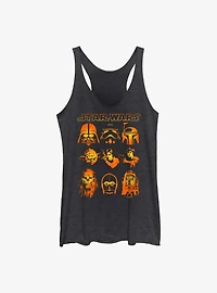 Star Wars Galaxy Faces Girls Tank