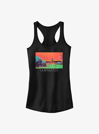Star Wars Heatmap Girls Tank