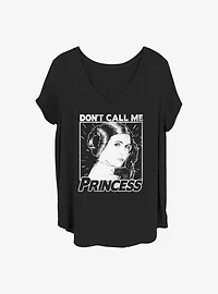 Star Wars Don't Call Me Princess Girls T-Shirt Plus