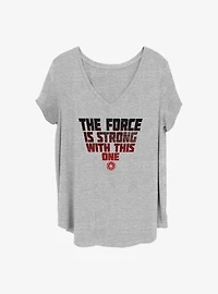 Star Wars Strong Force Girls T-Shirt Plus Size