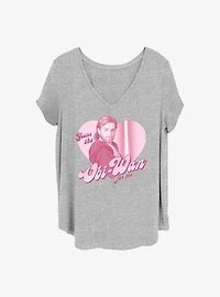 Star Wars Wan For Me Girls T-Shirt Plus