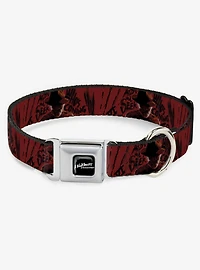 A Nightmare on Elm Street Freddy Poses Quote Hand Scratching Seatbelt Buckle Dog Collar